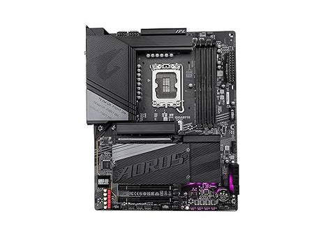 GIGABYTE Z790 AORUS Elite X AX (LGA 1700/ Intel/ Z790 X/ATX/ DDR5/ 4* M.2/ PCIe 5.0/ USB 3.2 Type-C/Wi-Fi 6E/ 2.5GbE LAN/Q-Flash Plus/EZ-Latch Plus/Motherboard)