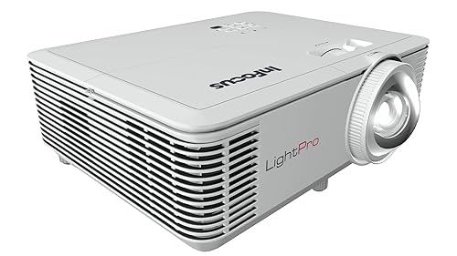 InFocus Vista II IN0048ST DLP Full HD Short-Throw Beamer mit Zwei HDMI-Eingängen für Klassenzimmer & Büros