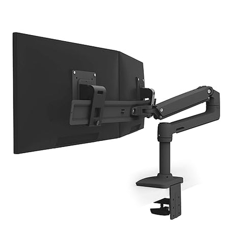 Ergotron – LX Dual Direct Monitor Arm, VESA Desk Mount – for 2 Monitors Up to 25 Inches, 2 to 11 lbs Each – Matte Black