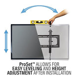 SANUS Outdoor TV Mount for 37 to 95 TVs - Weatherproof Tilting Mount with Corrosion Resistant Coating & Stainless Steel Hardware - Tool-Free Tilt & 3 Step Install