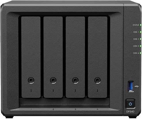 Synology - DP340 - Synology ActiveProtect AppliancenDP340 Cyber-resilient Data Protection Solution for Endpoints NAS