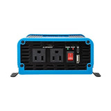 Tripp Lite 600W Compact Pure Sine Wave Power Inverter, 3 Outlets, 1 USB + 1 USB-C Charging Ports, Remote Control via RJ12 Telephone Cable, Included Mounting Brackets, 2-Year Warranty (PINV600SW-120)
