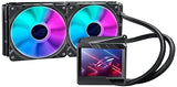 ASUS ROG Ryujin II 240 ARGB All-in-one Liquid CPU Cooler 240mm Radiator (3.5" Color LCD, Embedded Pump Fan, 2X ROG 120mmARGB Radiator Fans,Compatible with Intel LGA1700,1200 and AM5, AM4 Socket),BLACK