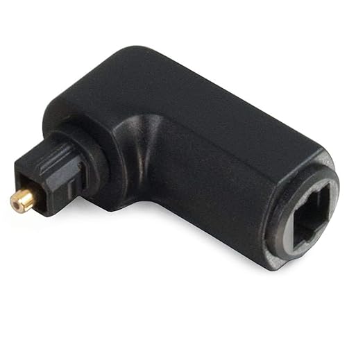 C2G/Cables to Go 40016 Velocity Right Angle Toslink Port Saver Adapter, TAA Compliant