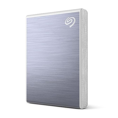 Seagate One Touch SSD 2TB External SSD Portable – Blue, speeds up to 1030MB/s, 6mo Mylio Photo+ subscription, 6mo Dropbox Backup Plan? and Rescue Services (STKG2000402)