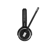 Sennheiser SDW 5035 (506596) - Single-Sided (Monaural) Wireless Dect Headset for Desk Phone Softphone/PC Connections Dual Microphone Ultra Noise Cancelling, Black