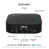 ASUS NUC 14 Pro AI Microsoft Copilot+ AI PC with Intel Series 2 Core Ultra 7 258V, 32GB LPDDR5x RAM, 1TB NVMe SSD, Thunderbolt™ 4, WiFi 7, Win 11 Home, Voice Command, Toolless Chassis Access, Mini PC