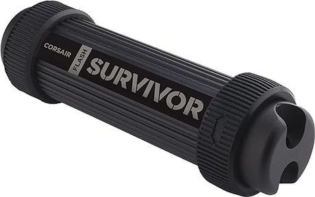 Corsair 32GB Survivor Stealth USB3.0 Flash Drive Aluminum Military Style Design Rugged Waterproof To 200m Vibration & Sock Resistant Windows Mac Linux