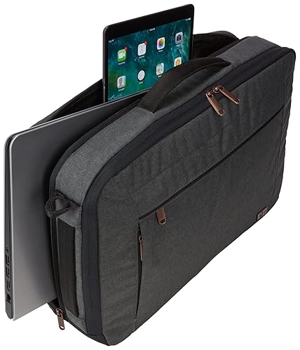 Case Logic 3203698 Era 15.6 Hybrid Briefcase, Obsidian Case Logic Era 15.6 Hybrid Briefcase