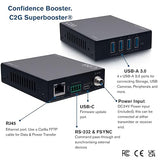 C2G Superbooster® 4-Port USB Over Cat6a Extender Kit - USB 3.2 Gen1 (5Gbps)