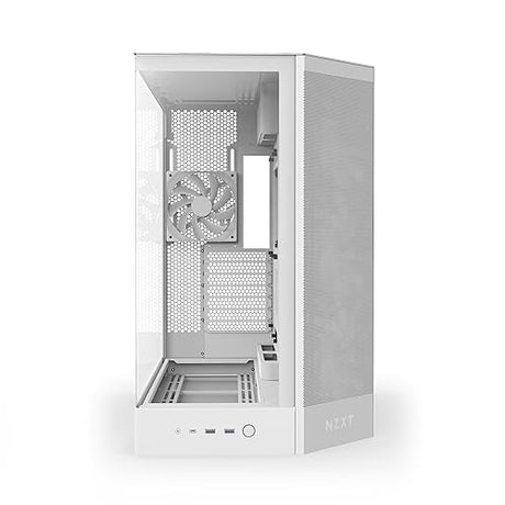 NZXT H9 Flow (2025) Dual-Chamber Mid-Tower Case - All White