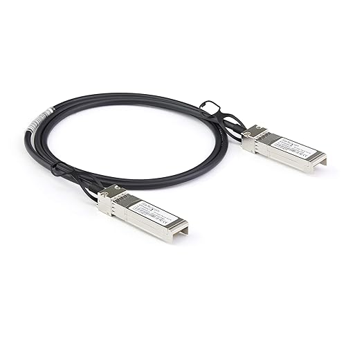 StarTech.com Dell EMC DAC-SFP-10G-3M Compatible 3m 10G SFP+ to SFP+ Direct Attach Cable Twinax - 10GbE SFP+ Copper DAC 10 Gbps Low Power Passive Mini GBIC/Transceiver Module DAC (DACSFP10G3M)