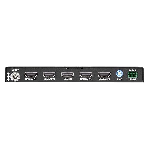 Black Box 4-Port Splitter 4K 60 HZ 4:4:4 HDMI 2.0 UHD HDCP 1.4/2.2