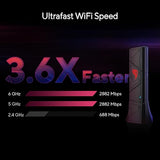 ASUS ROG USB-BE92 Tri-Band BE6500 WiFi 7 USB Adapter, 6GHz Band, Support 4096-QAM, Multi-Link Operation (MLO), Compatible with Type A and C, WPA3 Network Security