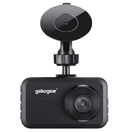 Orbit D111 1080P Full HD Dash Cam with 3 Display, G-Sensor, Loop Recording, 140° Wide-Angle Lens, Supports up to 64GB MicroSD, Compact Design