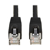 Tripp Lite Cat8 40G PoE Shielded Ethernet Cable, 12 Feet / 3.7 Meters, Black, High Speed, Power Over Ethernet, RJ45, Snagless SSTP, Male-to-Male, Network Patch LAN, (N272-F12-BK) 12 Feet Black