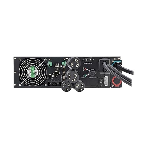 Eaton Tripp Lite SU6000RTMB UPS 6000VA / 5400W, 208V, Maintenance Switch, Online Double Conversion, Pure Sine Wave, 3U Rack Mount, 4 Outlets, Network Card, Extended Run, $250,000 Insurance Bypass Switch UPS 6000VA