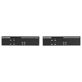 Black Box KVM Extender over CATx - 4K, Dual-Head, DisplayPort, USB 2.0