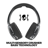 Skullcandy Crusher 540 Active Wireless Bluetooth Headphones with Multi-Sensory Bass, Noise Isolating Over-Ear Fit, Sweat and Water Resistant, 40 Hours Battery, Microphone for iPhone Android - Coal