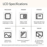 Surface Pro (LCD) - Microsoft Surface Pro - Copilot+ PC - 13 Touchscreen - Snapdragon X Plus - 16GB - 512GB SSD - Device only - (Latest Model, 11th Edition) - Platinum
