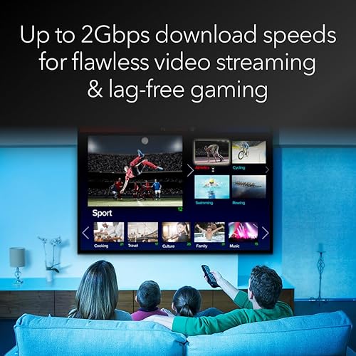 NETGEAR Nighthawk DOCSIS 3.1 Mid/high-Split Cable Modem (CM2500) – Approved for Today’s Faster Speeds & Compatible with All Providers Incl. Xfinity, Spectrum, Cox - for Plans up to 2Gbps