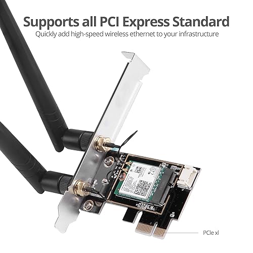 SIIG LB-WR0111-S1 WiFi 6 Dual Band Ethernet PCIe