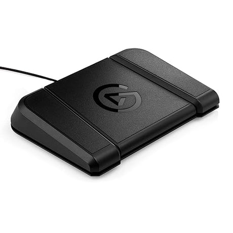 Elgato Stream Deck Pedal – Hands-Free Studio Controller, 3 Macro footswitches, Trigger Actions in apps and Software Like OBS, Twitch, YouTube and More, Works with Mac and PC, Black, 10GBF9901