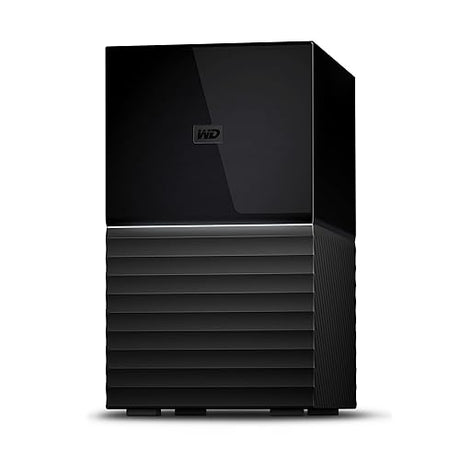 WD 44TB My Book Duo Desktop RAID External Hard Drive HDD, USB 3.1, with Password Protection and Auto Backup Software - WDBFBE0440JBK-NESN 44TB Dual Drive