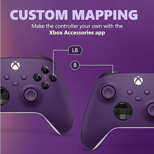 Xbox Wireless Controller – Astral Purple for Xbox Series X|S, One, and Windows Devices Wireless Controllers Astral Purple