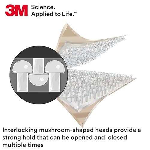 3M Dual Lock Low Profile Reclosable Fastener SJ4570, Clear, 1 in x 50 yd, Secure Interlocking Alternative to Screws and Bolts, Smooth Aesthetic, Indoor Use, 2 Rolls 1 in x 50 yd Acrylic adhesive bonds Clear 2 50021200448831