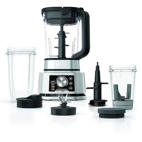 Ninja Foodi Power Blender & Processor System with Smoothie Bowl Maker and Nutrient Extractor, Black/Silver (SS351C) - Canadian Edition 72oz