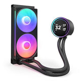 NZXT Kraken Elite 240 RGB 2024 - AIO CPU Liquid Cooler - 240mm Radiator - F240 RGB Core Fan - Customizable 2.72 IPS LCD - NZXT Turbine Pump - AMD® AM5, AM4 - Intel® LGA 1851/1700, 1200/115X - Black 240mm Radiator Kraken Elite 2024 RGB Black