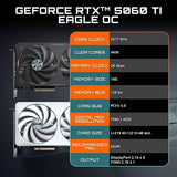 GIGABYTE GeForce RTX 5060 Ti Eagle OC 16G Graphics Card, 16GB 128-bit GDDR7, PCIe 5.0, WINDFORCE Cooling System, GV-N506TEAGLE OC-16GD Video Card
