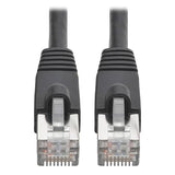 Tripp Lite Cat6a Ethernet Cable, 10G-Certified Patch Cable, Snagless, Shielded STP PoE Ethernet Cord, 2 ft, Black (N262-002-BK) 2ft. Black