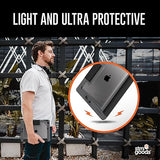 STM Goods Dux Ox - Super Protective 10th Gen iPad Case with Integrated 3.5mm Aux Jack, Translucent Back, Durable & Water-Resistant, Built-in Storage for Apple Pencil Gen 1 - Black