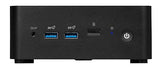 MSI Cubi NUC Barebone Desktop, Intel Core 7-1365U, 2X DDR5 Slots (up to 64GB), vPRO Enterprise, WiFi 6E, 3 Year Advance Replacement (13MQG-202BUS)