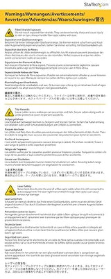 StarTech.com 75ft (22.8m) Hook and Loop Roll, 0.5in Wide, Black, Cut-to-Size Reusable Cable Ties, Fastener Tape, Bulk Roll