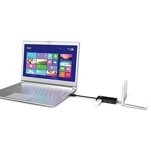 j5create USB 3.0 Multi-Adapter Hub- 3X USB 3.0 SuperSpeed Ports, Gigabit RJ45 Ethernet, Compatible with Windows and MacOS