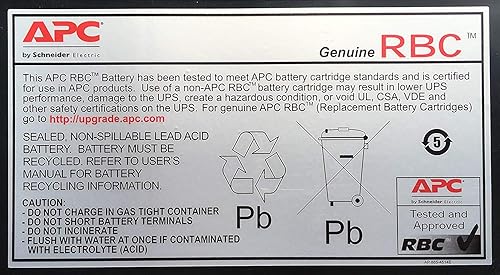 APC RBC34 Replacement Battery