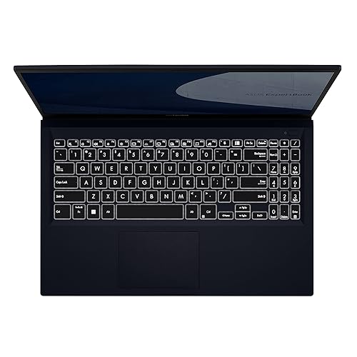 ASUS B1502CBA-P51-CA ExpertBook B1 Business Laptop, 15.6” FHD, Intel Core i5-1235U, 8GB, 512GB SSD, Windows 11 Pro, Military Grade, Webcam Shield, Win 10 Pro, Black