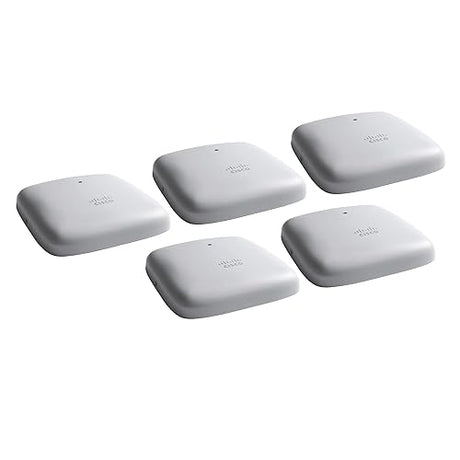 Cisco Business 240AC Wi-Fi Access Point | 802.11ac | 4x4 | 2 GbE Ports | Ceiling Mount | 5 Pack Bundle | Limited Lifetime Protection (5-CBW240AC-B) Access Point CBW240AC / 5 pack