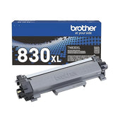 Brother Genuine TN830XL High Yield Black Toner Cartridge for 3,000 Pages