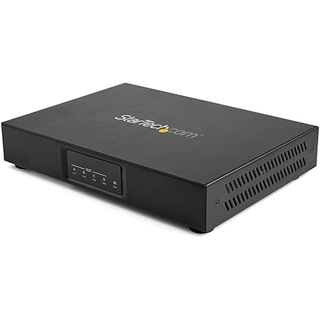 StarTech.com 2x2 HDMI Video Wall Controller - 4K 60Hz HDMI 2.0 Video Input to 4x 1080p Output - Video Wall Processor for Multi Screen Display - Video Wall Splitter - RS232/Ethernet Control (ST124HDVW)