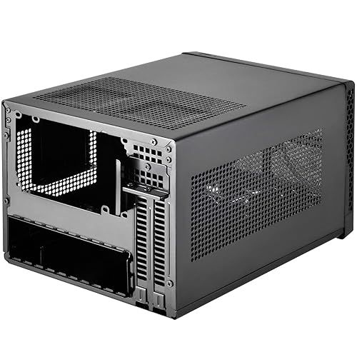 Silverstone Computer Case with Mesh Front Panel,Black (SG13B) Black (Standard)