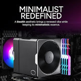 Cooler Master Hyper 612 APEX CPU Air Cooler, Dual Mobius 120 PWM Fan, Superconductive Composite 6 Copper Heat Pipes, 159mm Tall, Sleek Top Cover, AMD Ryzen AM5|AM4, Intel LGA 1851|1700 Brackets