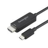 Kensington Premium USB C to HDMI Cable 6ft, 8K@60Hz or 4K@120Hz, (M/M) Unidirectional 8K Cable, for Thunderbolt 3/4 and USB-C Laptops & Tablets (K38343WW)