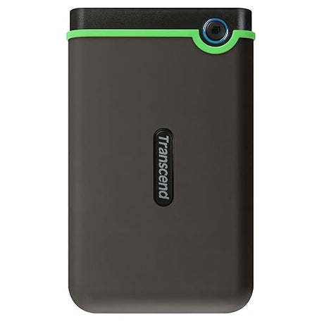 4TB Transcend StoreJet 25M3 USB3.1 Slim Portable Hard Drive Shock-Resistant 4TB Micro USB to Type A Iron Gray