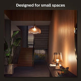 Philips Hue White 9.5W Equivalent 60W A19 Base E26 LED Smart Bulb, Dimmable, Bluetooth & Zigbee Compatible, Voice Activated with Alexa & Google Assistant, 2-Pack (571273)