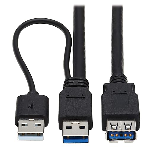 Tripp Lite USB Active Extension Cable USB-A (M/F), USB 3.2 Gen 1, Up to 5 Gbps Data Transfer, 0.9 Amps Power, Windows & macOS Compatible, 32.8 Feet / 10 Meters, 3-Year Warranty (U330-10M-1)