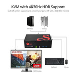 SIIG 2-Port DVI Dual-Link KVM Switch Smart Console with USB 3.0 Multi-Media (CE-DV0111-S1)